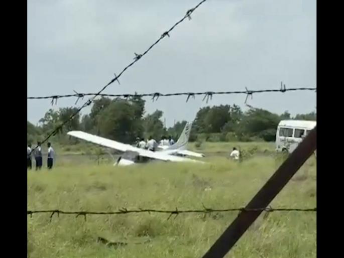 Trainer aircraft crashes near Baramati airstrip, no casualties