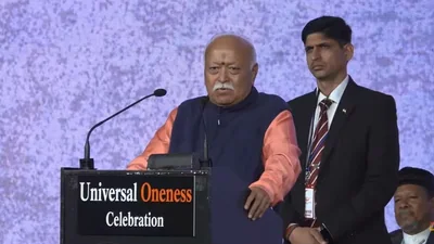 ‘Unity in DNA’ RSS chief Mohan Bhagwat during  New York address