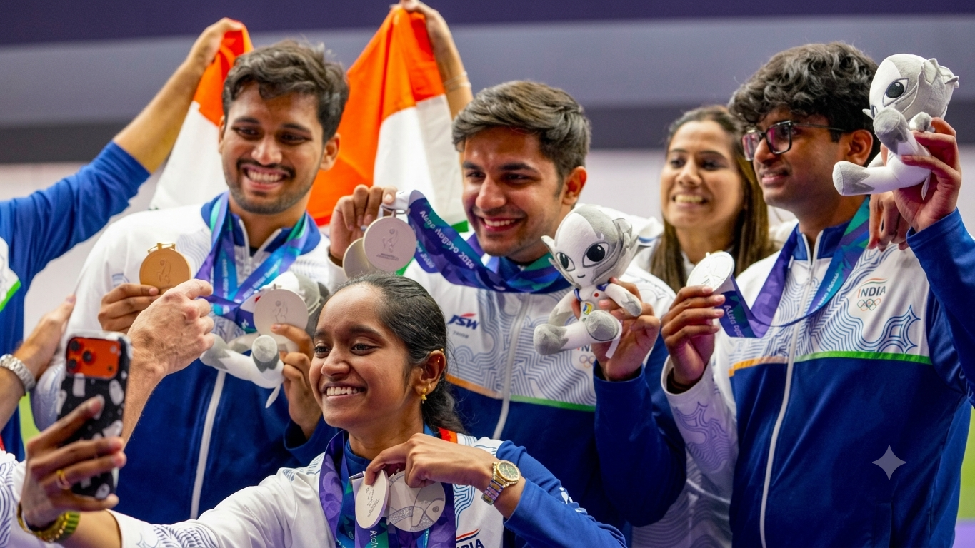 Asian Games 2026: India finish day 2 with 6 medals; Eye medal in Kabaddi