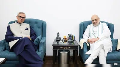 Omar Abdullah meets Amit Shah, pushes for early restoration of Jammu and Kashmir statehood