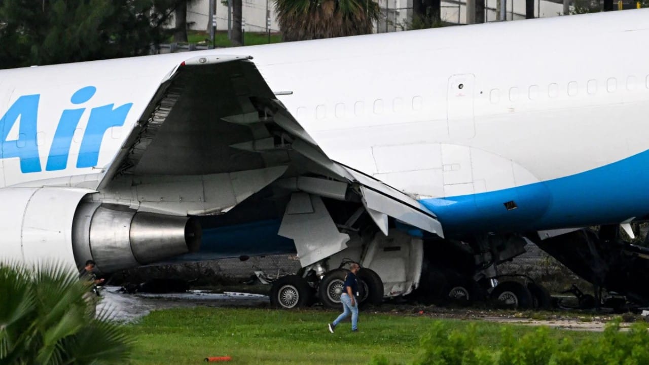 Amazon Cargo plane crashes at Miami Airport, killing five and injuring five