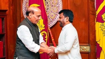 Sri Lanka assures India on security concerns Rajnath Singh signs Three Defence