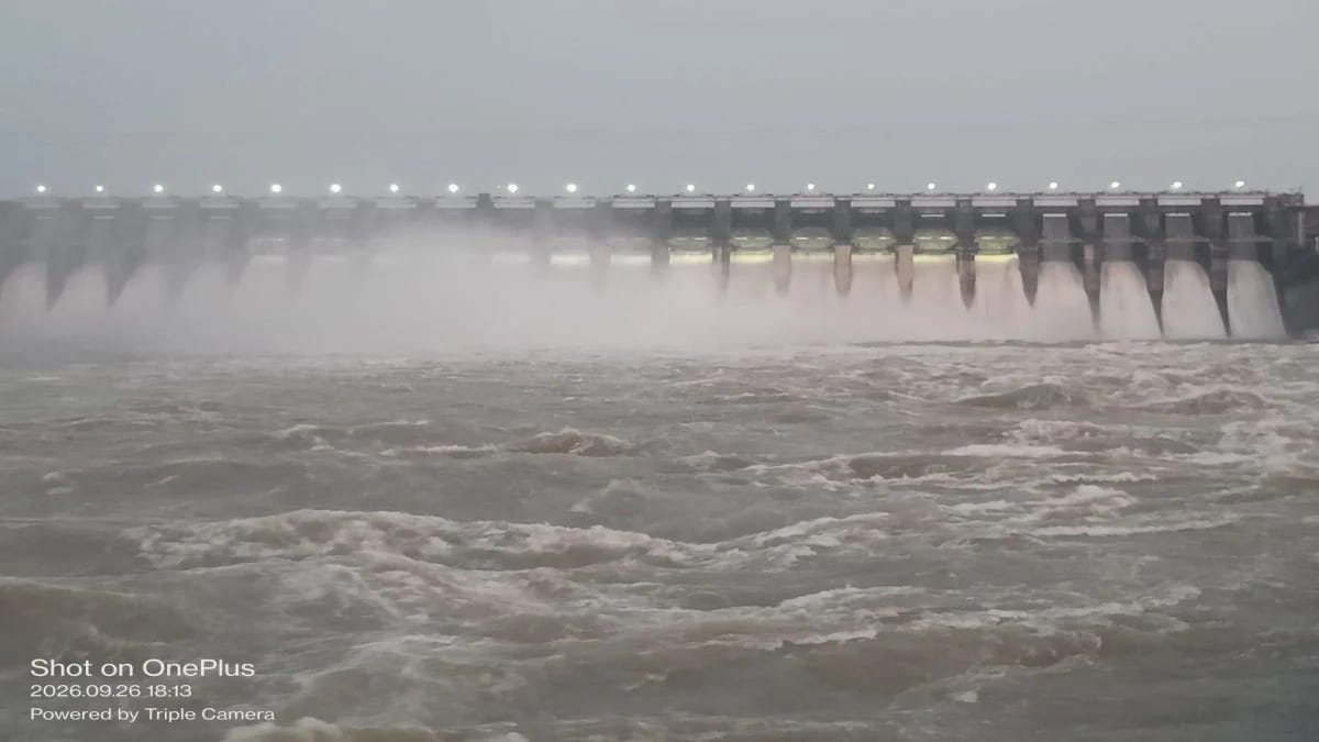 Bargi Dam overflows in Jabalpur as 17 gates open amid heavy rain