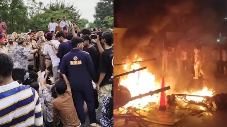 LPU Protest: Campus vandalised, highway blocked over unverified Rape claim