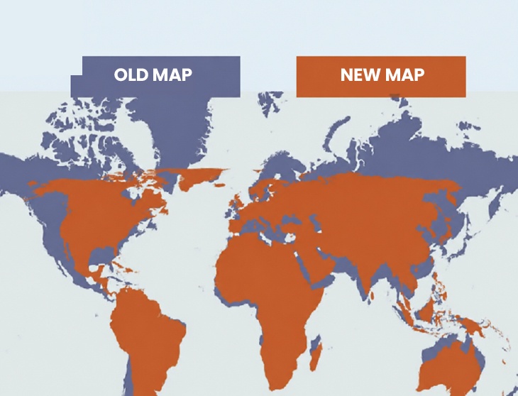 Why India looks smaller in the world map than in actual? Here is why