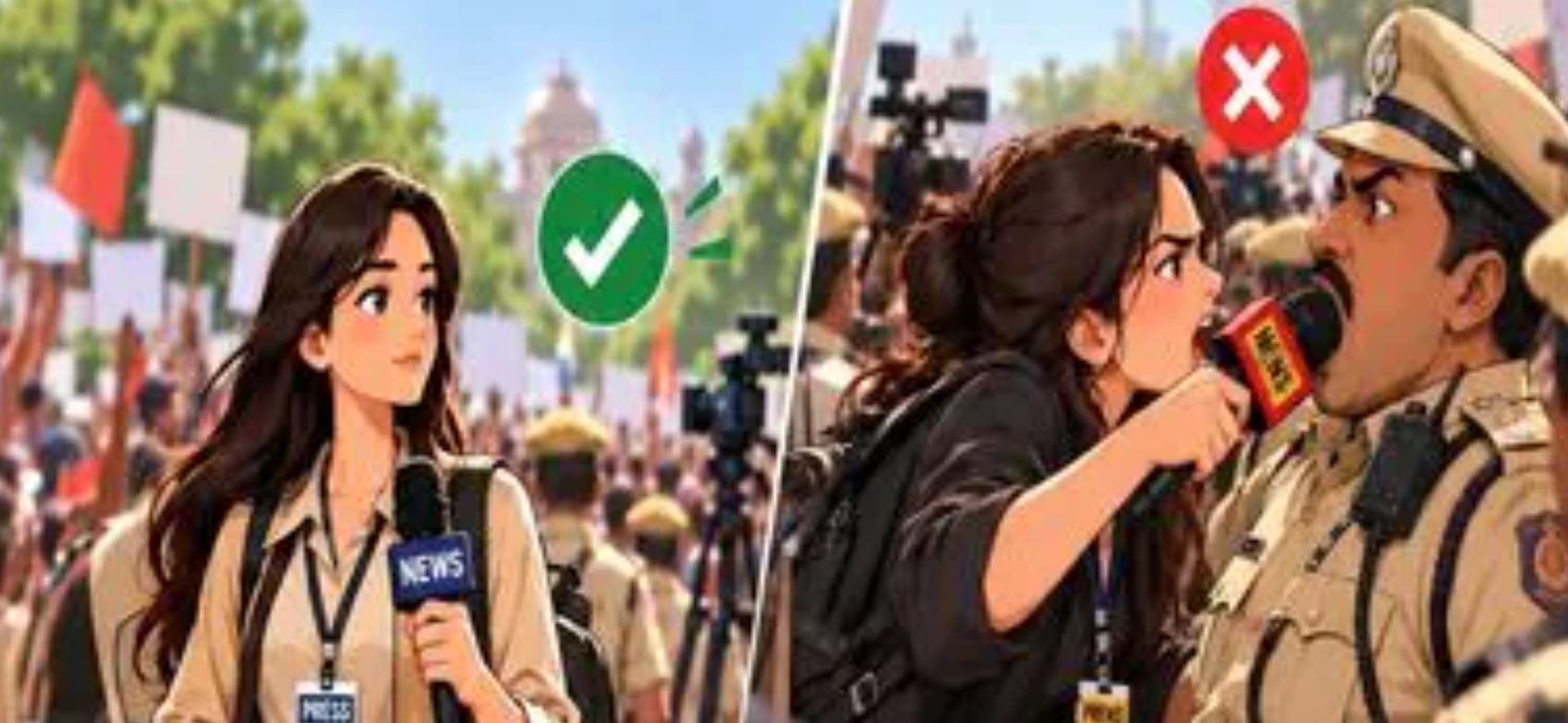 Delhi Police issues guidelines for journalists covering protests