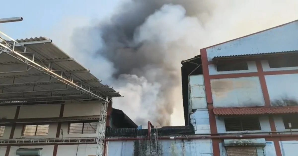 Jabalpur Parle Biscuit factory fire triggers massive blaze, eight fire engines deployed