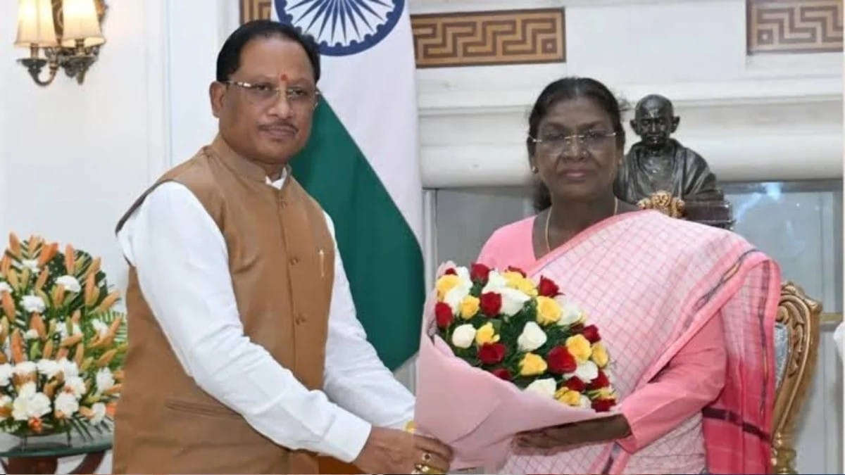 President Droupadi Murmu arrives in Chhattisgarh for two-day visit