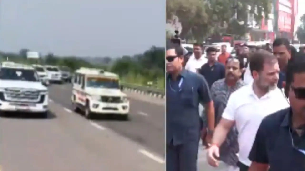 Rahul Gandhi’s convoy collides with Ambulance on Uttar Pradesh Expressway