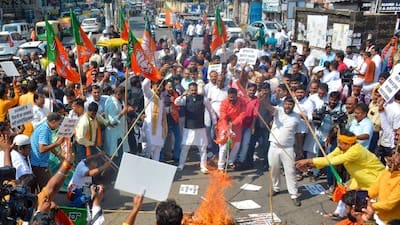 BJP demands Kharge’s resignation over controversial remarks targeting PM Modi