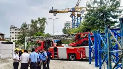 Two labourers killed as Crane collapses during dismantling work in Nagpur