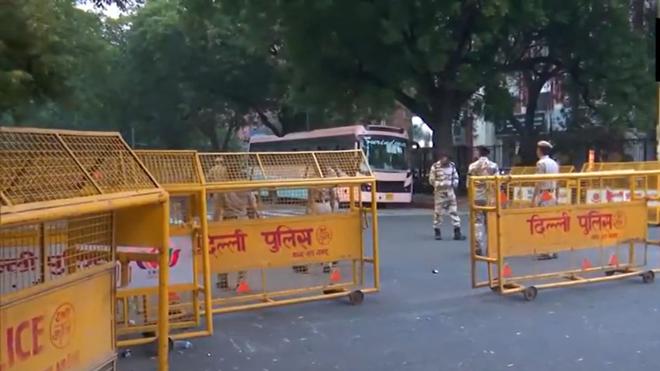 SIR CEC Row: Security beefed up near ECI headquarters as INDIA bloc set to hold protest march against ‘vote chori’