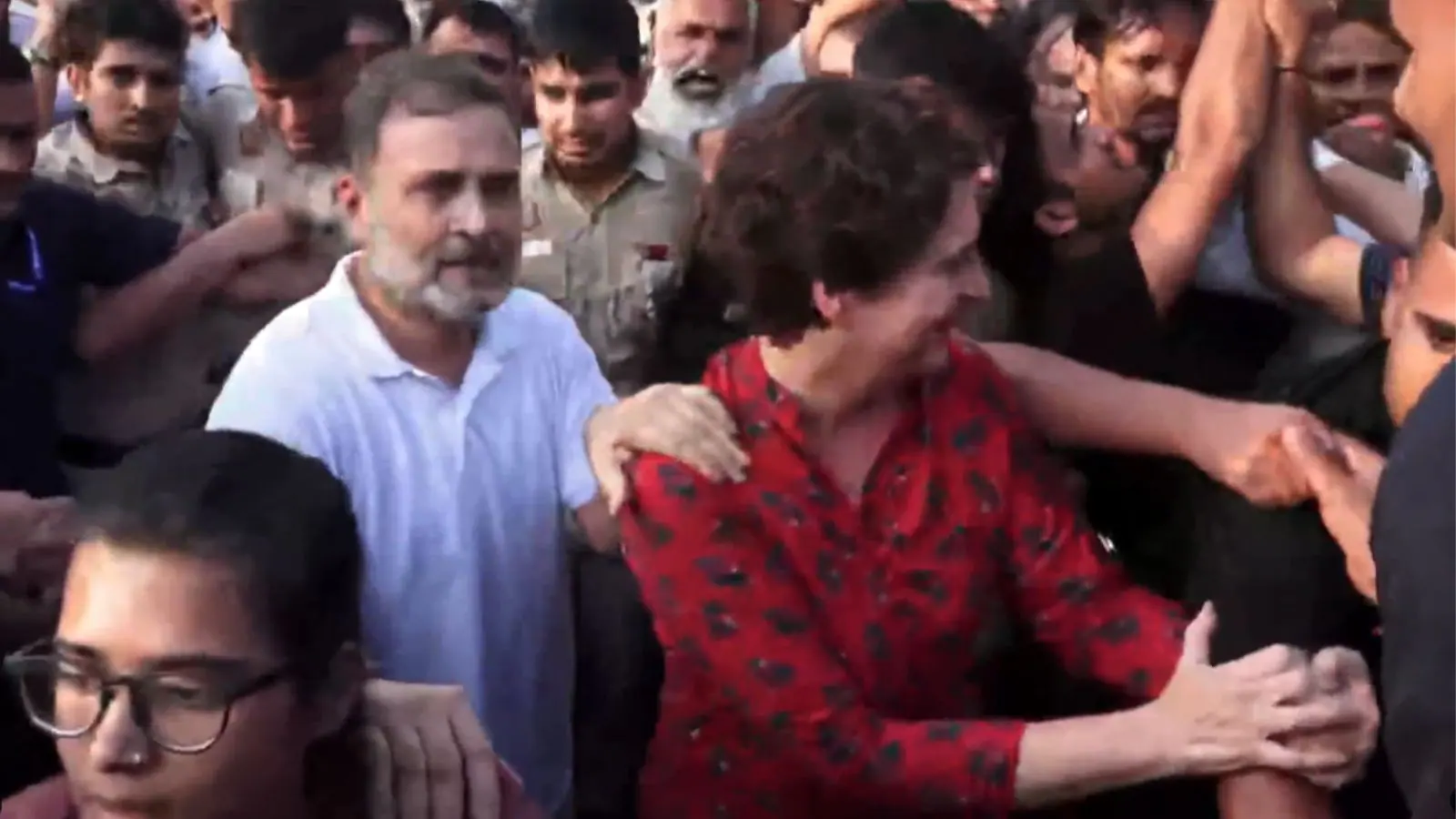 Rahul Gandhi-led INDIA Bloc March stopped by Police on way to Supreme Court