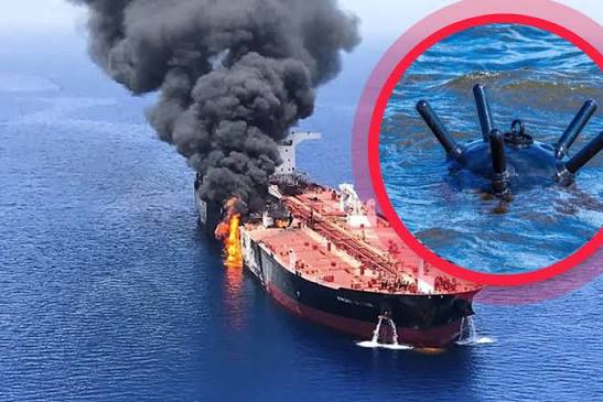 Iran says Oil Tanker exploded after hitting mine in Strait of Hormuz