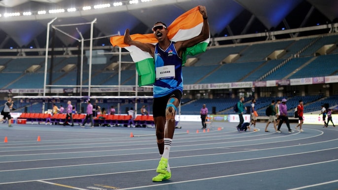Asian Para Games: Nishad Kumar clinches gold in debut Long Jump
